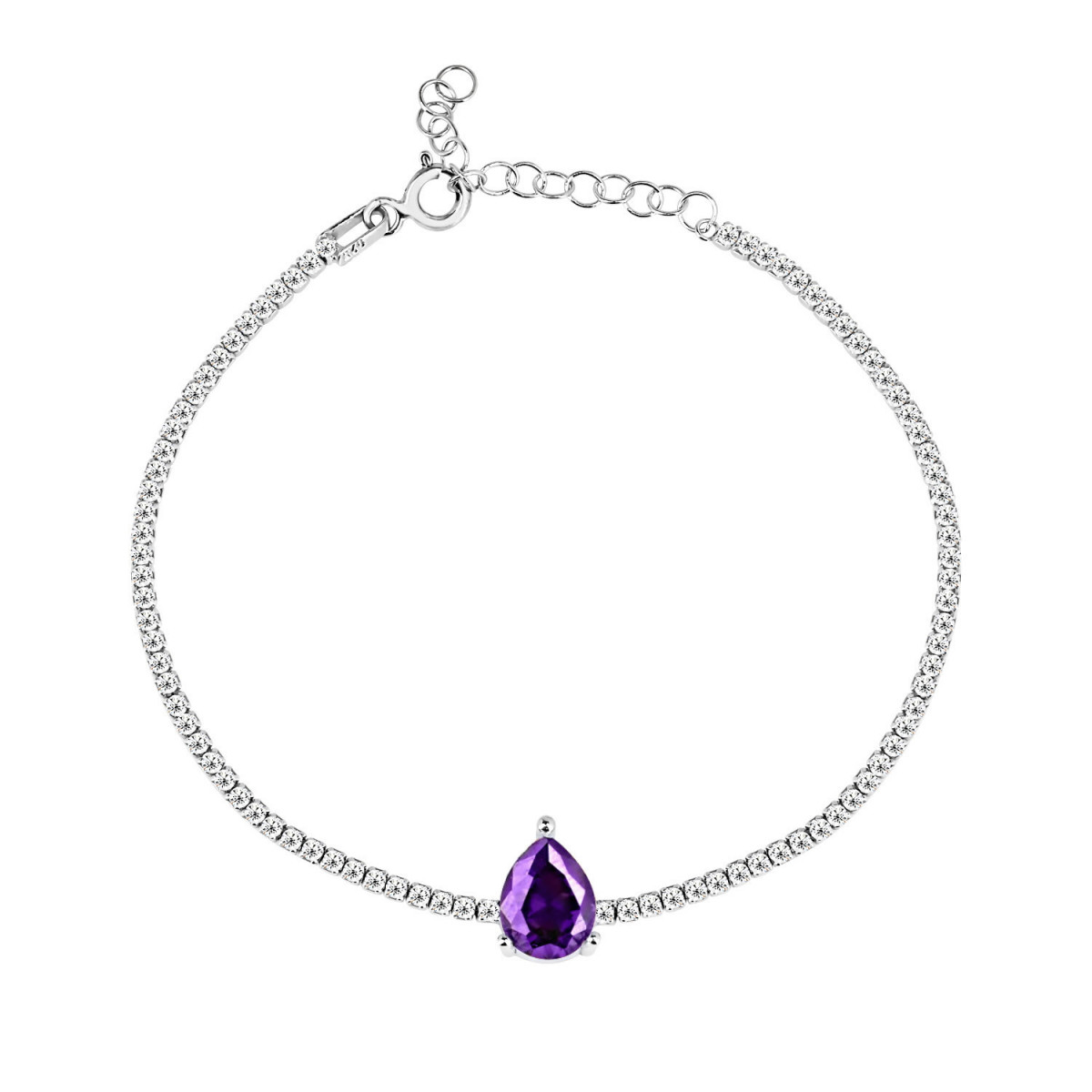 Amethyst on sale tennis chain